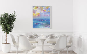 "Cloudy Abstract" - Canvas Print