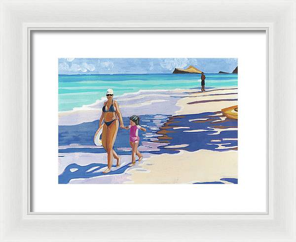 "Beach Day"  - Framed Print