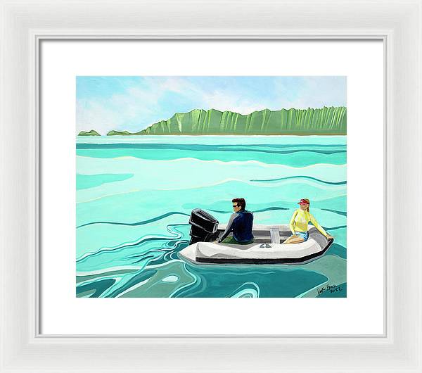 Day on the Bay - Framed Print