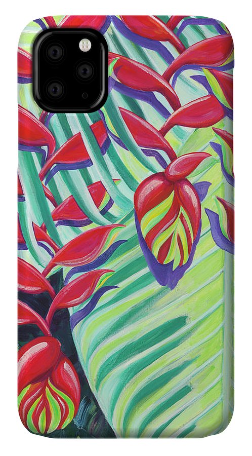 Heliconia Weave - Phone Case