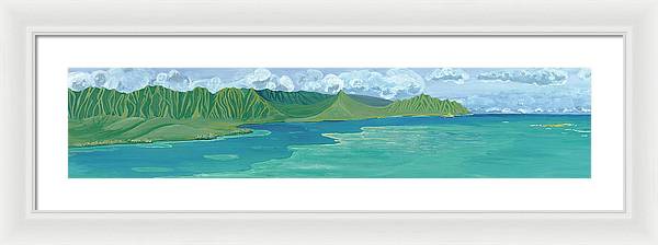 Windward 2" Beautiful Windward Oahu Panorama Painting – Bruce Arts