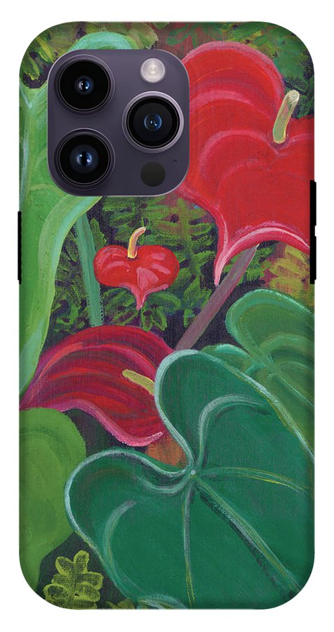 Anthurium Garden - Phone Case