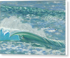 "Wave Rider" Big Wave Surfer Hawai'i - Canvas Print