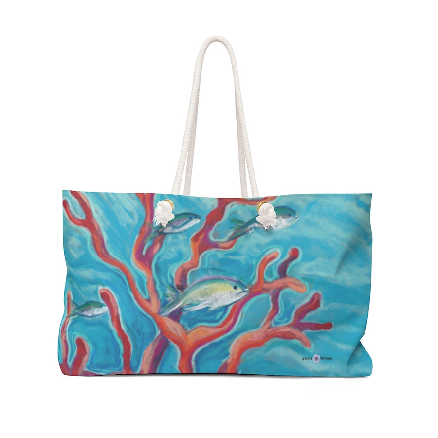 Canvas Tote Bag: Coral Assets