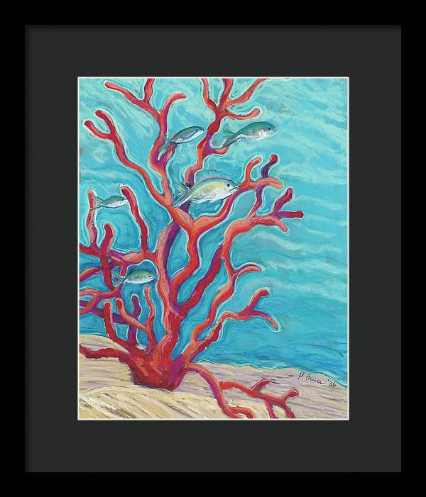 "Coral Assets" - Framed Print