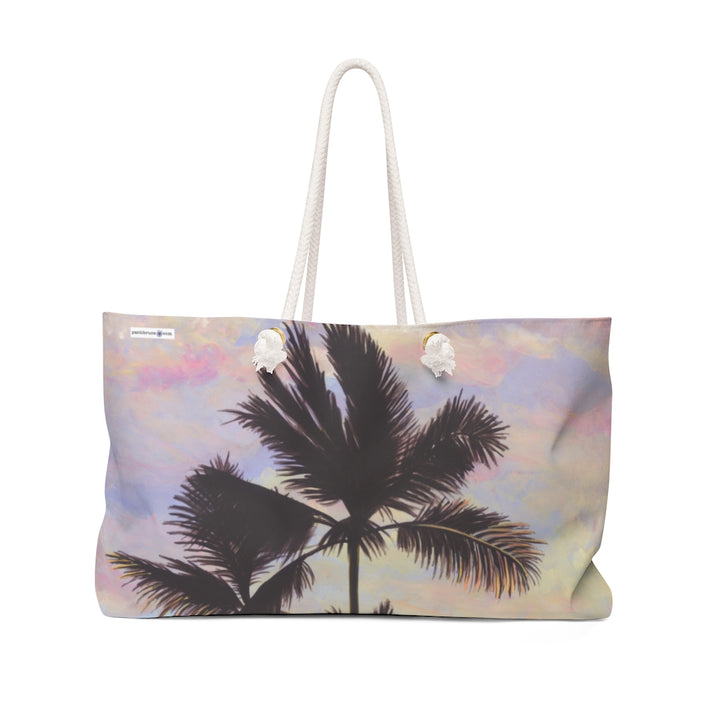 Canvas Tote Bag:  Cotton Candy Clouds