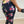 Women's Yoga Capri Pants: Tropical Flower Bouquet in Black