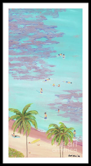 "Hanauma Bay - Slice of Paradise" - Framed Print