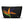 T-Bottom Accessory Pouch: Electric Bird of Paradise - Black