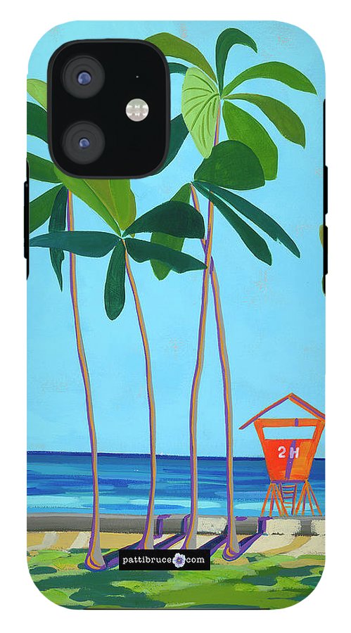 Kaimana Beach Hawaii - Phone Case