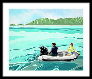 Day on the Bay - Framed Print