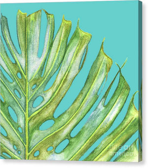 Tropical Monstera Leaf  - Canvas Print