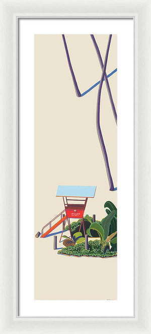 "Hanauma Bay" Tower Series - Framed Print