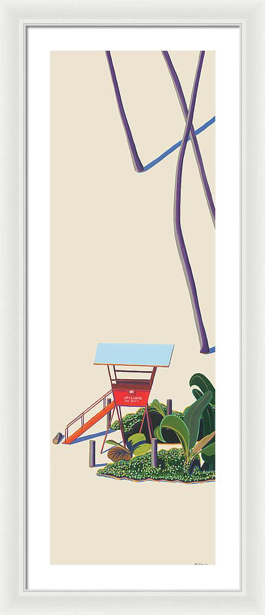 "Hanauma Bay" Tower Series - Framed Print