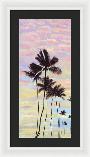"Cotton Candy Clouds" - Framed Print