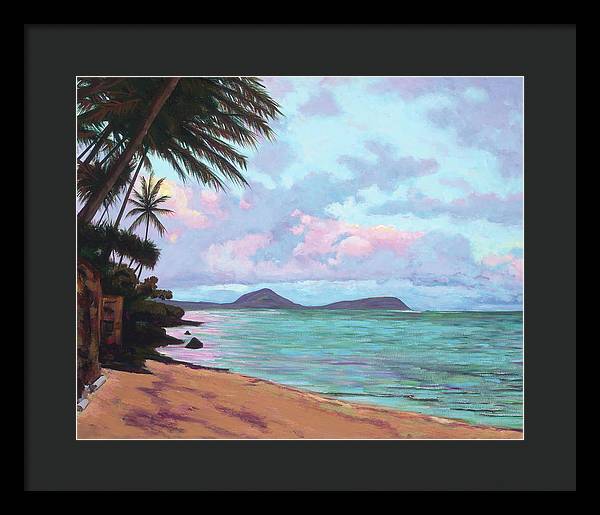 "Three Kokos" Hawaii Sunrise, Koko Head - Framed Print