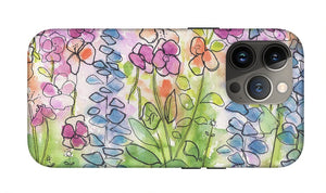 Watercolor Wildflowers - Phone Case